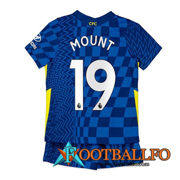 Camiseta Futbol FC Chelsea (Mount 19) Ninos Titular 2021/2022
