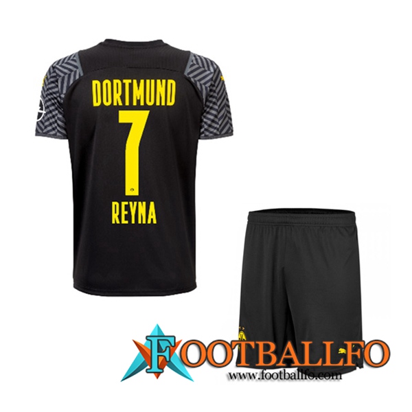 Camiseta Futbol Dortmund BVB (Reyna 7) Ninos Alternativo 2021/2022