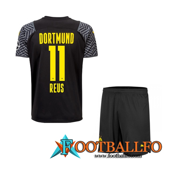 Camiseta Futbol Dortmund BVB (Reus 11) Ninos Alternativo 2021/2022