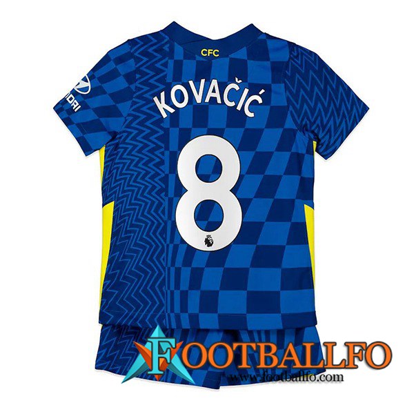 Camiseta Futbol FC Chelsea (Kovacic 8) Ninos Titular 2021/2022