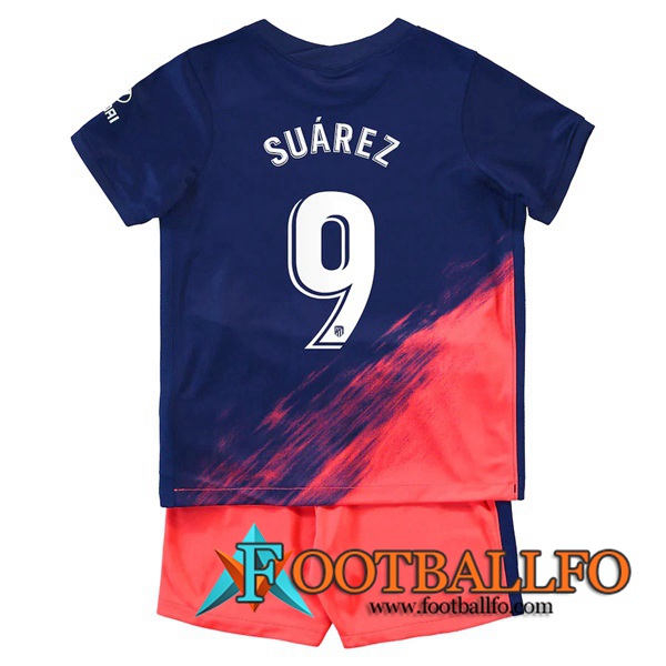 Camiseta Futbol Atletico Madrid (Suarez 9) Ninos Alternativo 2021/2022