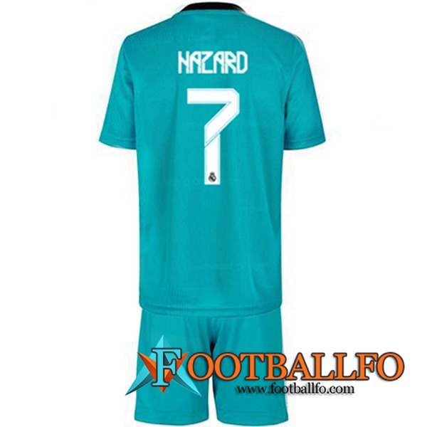 Camiseta Futbol Real Madrid (Hazard 7) Ninos Tercero 2021/2022
