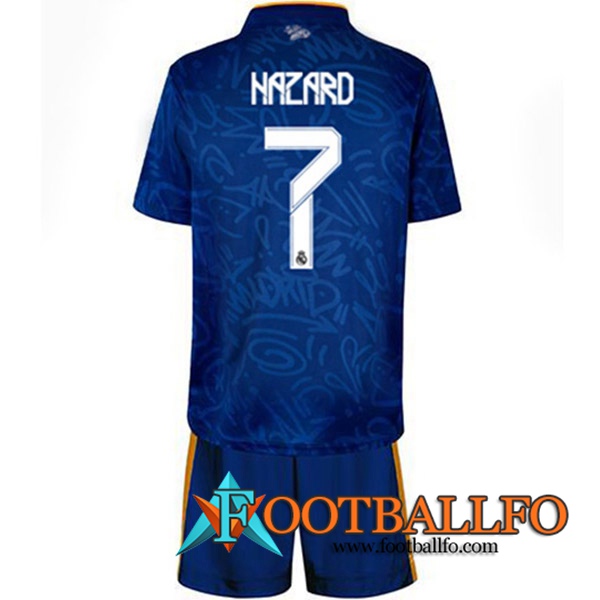 Camiseta Futbol Real Madrid (Hazard 7) Ninos Alternativo 2021/2022