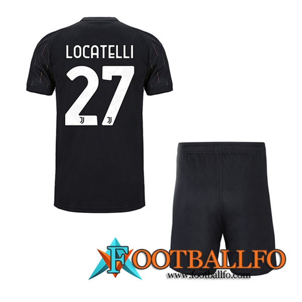 Camiseta Futbol Juventus (LOCATELLI 27) Ninos Alternativo 2021/2022