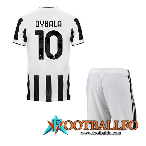 Camiseta Futbol Juventus (DYBALA 10) Ninos Titular 2021/2022