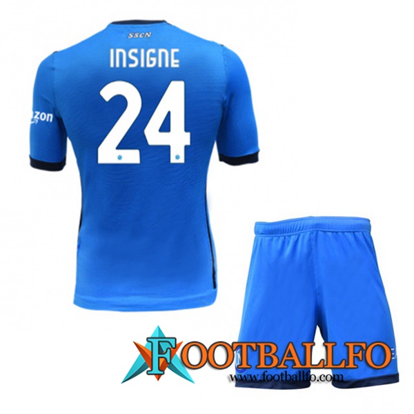 Camiseta Futbol SSC Napoli (INAIGNE 24) Ninos Titular 2021/2022