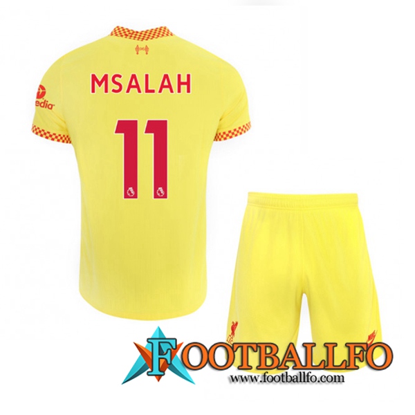 Camiseta Futbol FC Liverpool (Mohamed Salah 11) Ninos Tercero 2021/2022