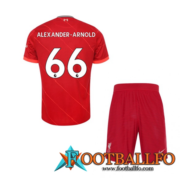 Camiseta Futbol FC Liverpool (Alexander Arnold 66) Ninos Titular 2021/2022
