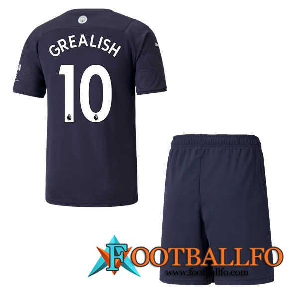 Camiseta Futbol Manchester City (GREALISH 10) Ninos Tercero 2021/2022