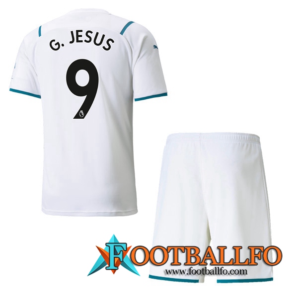 Camiseta Futbol Manchester City (G.JESUS 9) Ninos Alternativo 2021/2022