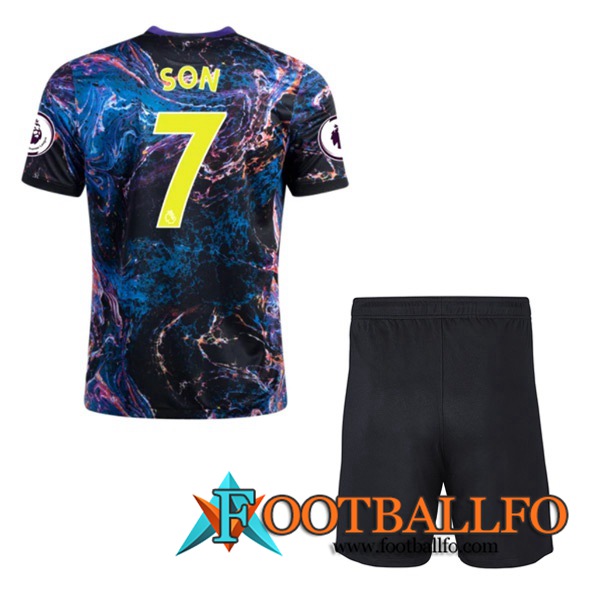 Camiseta Futbol Tottenham Hotspur (Son Heung-Min 7) Ninos Alternativo 2021/2022