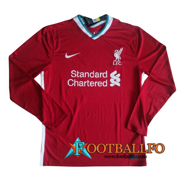 Camiseta Futbol FC Liverpool Primera Manga larga 2020/2021
