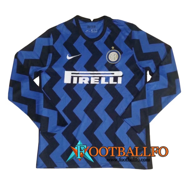 Camiseta Futbol Inter Milan Primera Manga larga 2020/2021