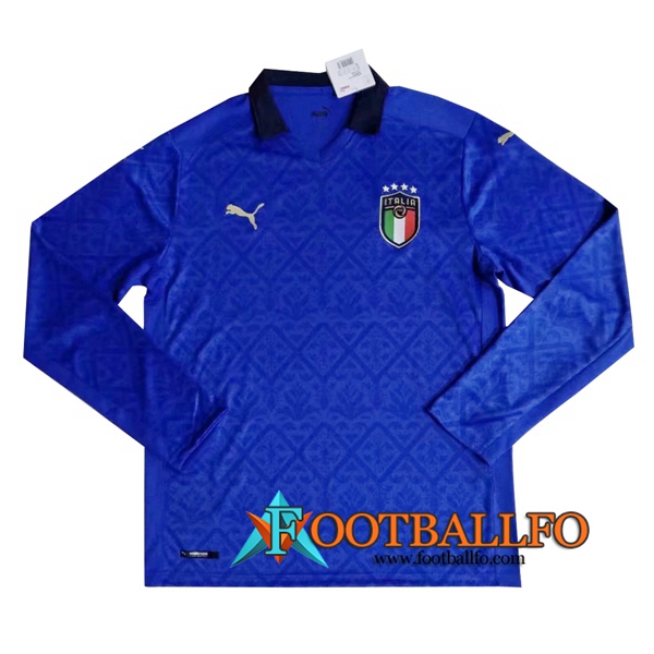 Camiseta Futbol Italia Primera Manga larga 2020/2021