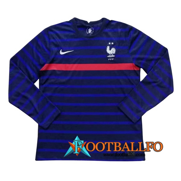 Camiseta Futbol Francia Primera Manga larga 2020/2021