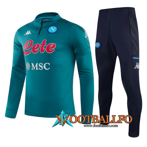 Chandal Futbol - Chaqueta + Pantalones SSC Napoli Verde 2020/2021