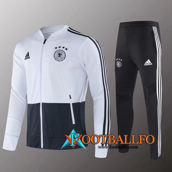 Chandal Futbol - Chaqueta + Pantalones Alemania Blanco 2020/2021