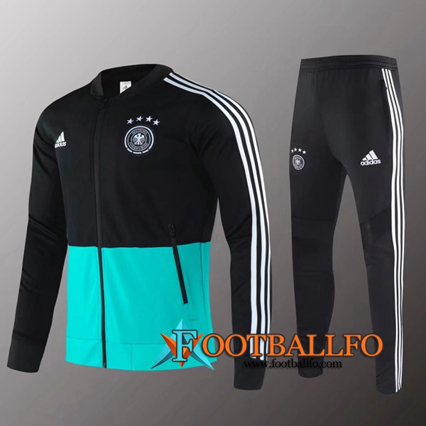Chandal Futbol - Chaqueta + Pantalones Alemania Negro 2020/2021