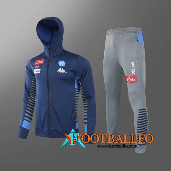 Chandal Futbol - Chaqueta + Pantalones SSC Napoli Azul 2020/2021
