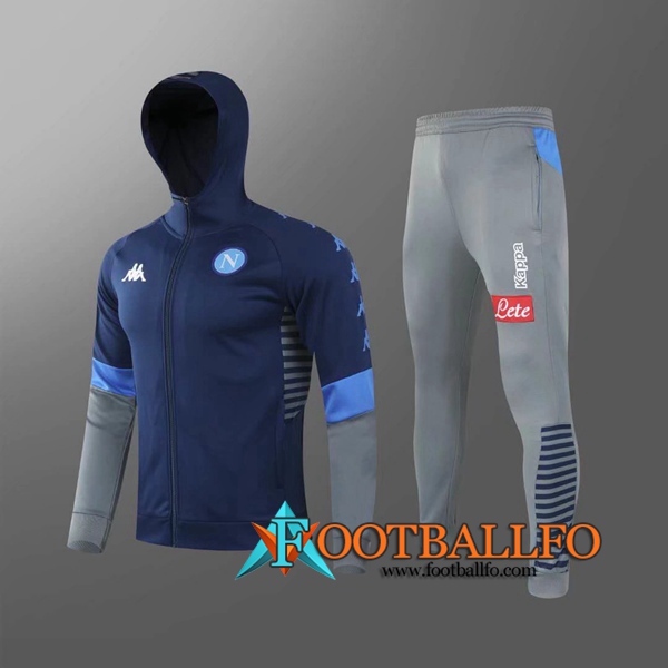 Chandal Futbol - Chaqueta + Pantalones SSC Napoli Azul 2020/2021