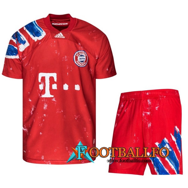 Traje Camiseta Futbol Bayern Munich Race Humaine x Pharrell + Cortos 2021
