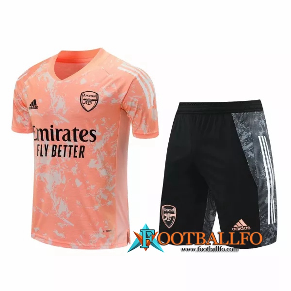 Camisetas de entrenamiento Arsenal + Shorts Roja 2020/2021