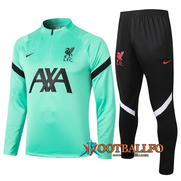 Chandal Futbol - Chaqueta + Pantalones FC Liverpool Verde 2020/2021