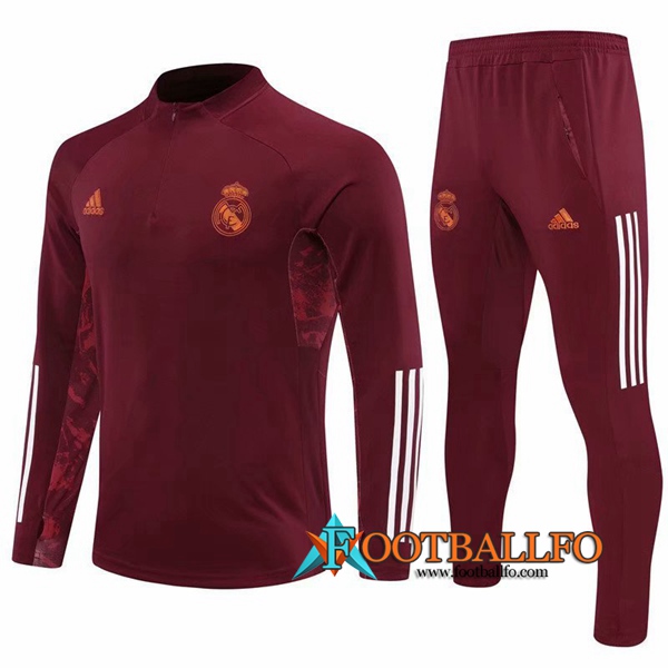 Chandal Futbol - Chaqueta + Pantalones Real Madrid Roja 2020/2021