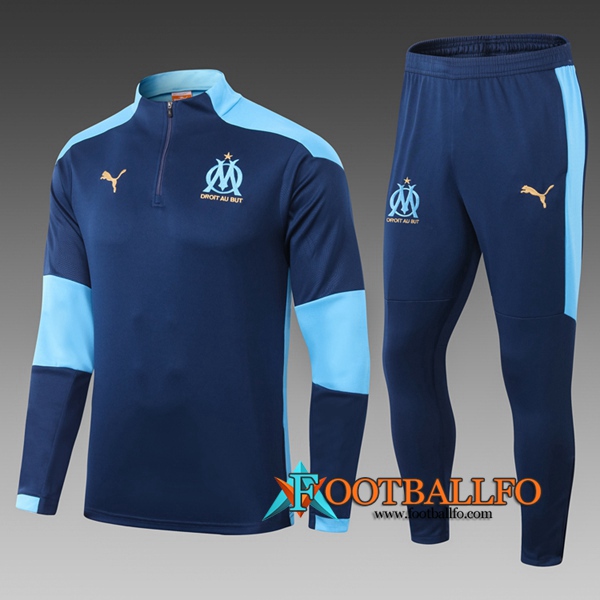 Chandal Futbol Marsella OM Ninos Azul 2020/2021
