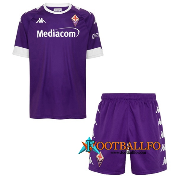 Camiseta Futbol ACF Fiorentina Ninos Primera 2020/2021