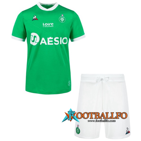 Camiseta Futbol AS St Etienne Ninos Primera 2020/2021