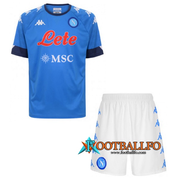 Camiseta Futbol SSC Napoli Ninos Primera 2020/2021