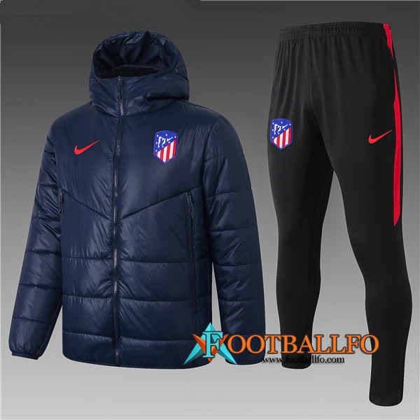 Chaqueta de Plumas Atletico Madrid Azul Marin + Pantalones 2020/2021