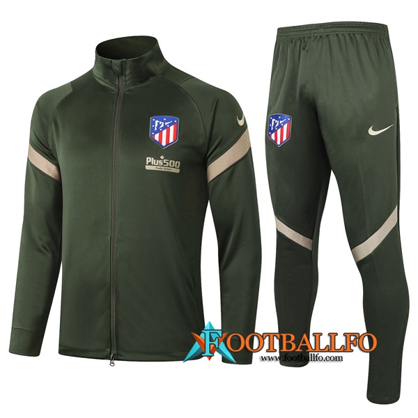 Chandal Futbol - Chaqueta + Pantalones Atletico Madrid Verde 2020/2021