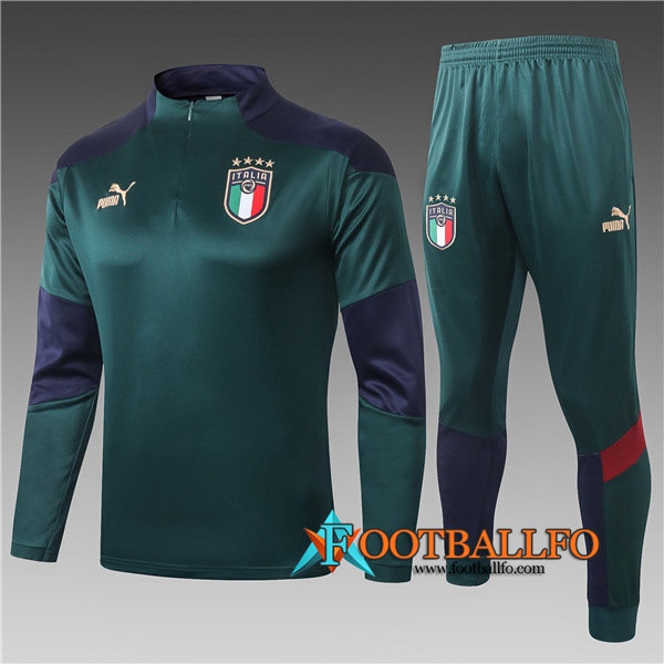 Chandal Futbol Italia Ninos Verde 2020/2021
