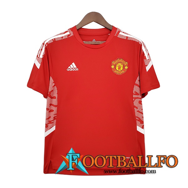 Camiseta Entrenamiento Manchester United Rood 2021/2022