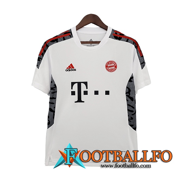 Camiseta Entrenamiento Bayern Munich Blanca 2021/2022