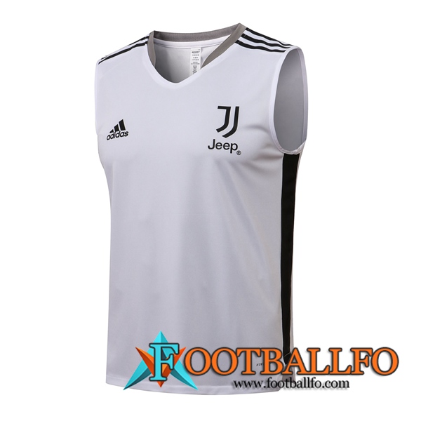 Camiseta Entrenamiento sin mangas Juventus Negro/Blanca 2021/2022