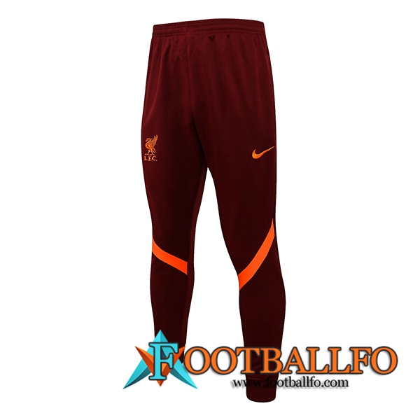 Pantalon Entrenamiento FC Liverpool Rojo/Orange 2021/2022
