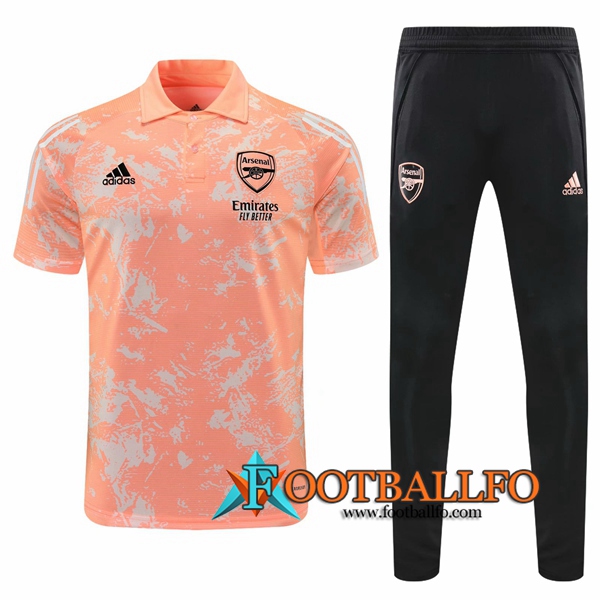 Polo Futbol Paris Arsenal + Pantalones Rosa/Blanco 2020/2021