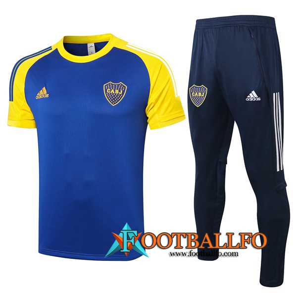 Polo Futbol Paris Boca Juniors + Pantalones Azul 2020/2021