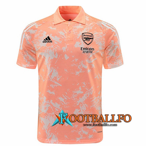 Polo Futbol Arsenal Rosa/Blanco 2020/2021