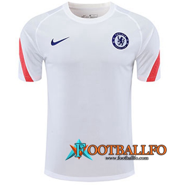 Camiseta Entrenamiento FC Chelsea Blanco 2020/2021
