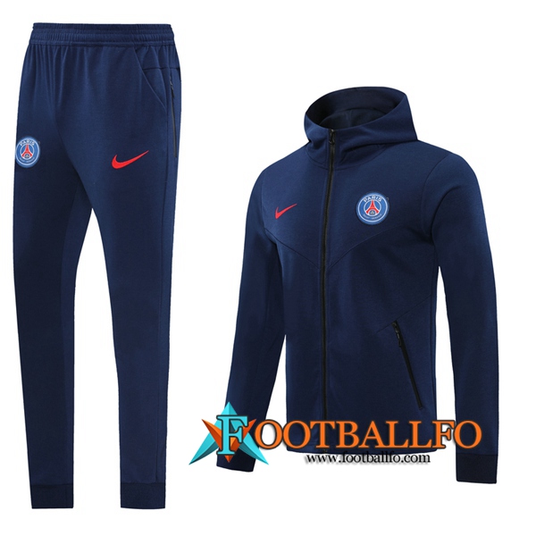 Chandal Futbol - Chaqueta con capucha + Pantalones PSG Azul Marin 2020/2021