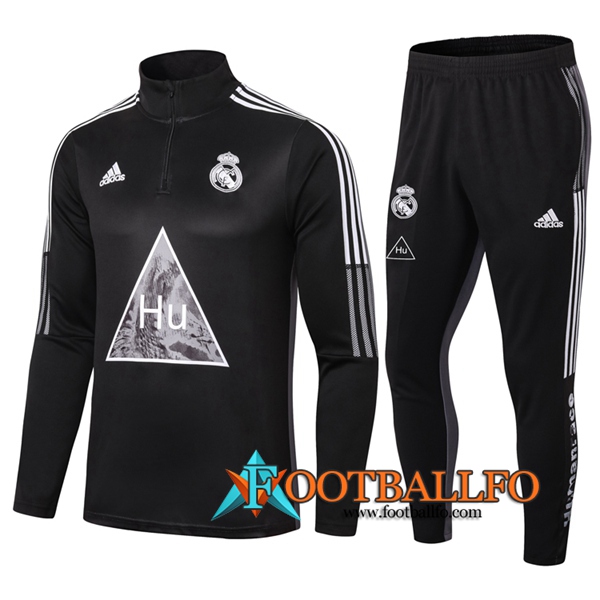 Chandal Futbol + Pantalones Real Madrid Joint Edition Negro 2020/2021