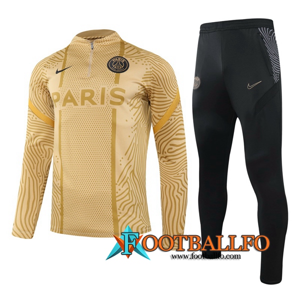 Chandal Futbol + Pantalones PSG Amarillo 2020/2021