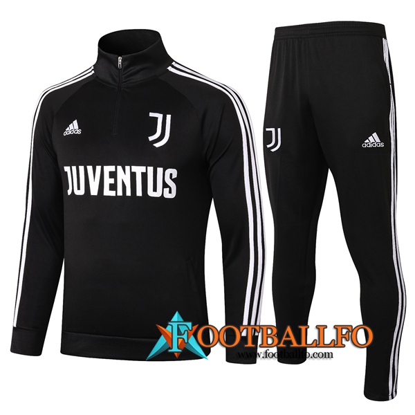 Chandal Futbol + Pantalones Juventus Negro 2020/2021
