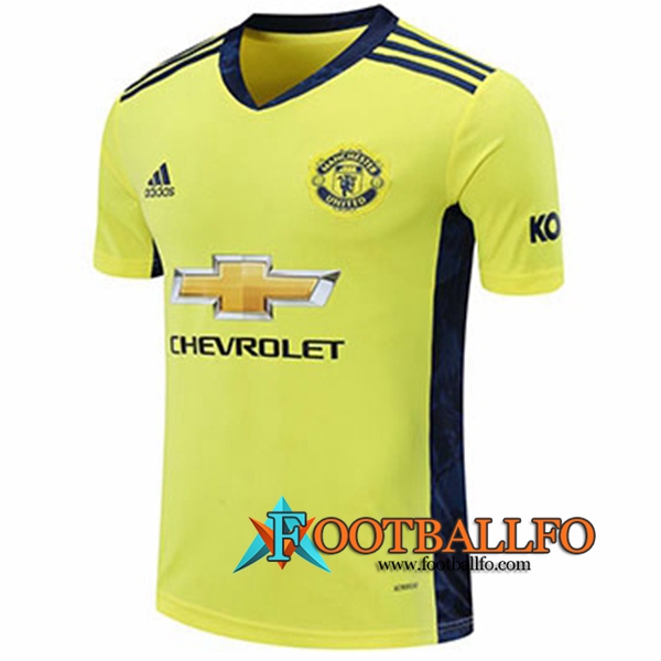 Camisetas Futbol Manchester United Portero Verde 2020/2021