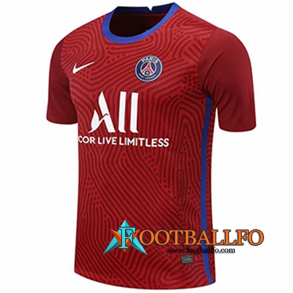 Camisetas Futbol PSG Portero Roja 2020/2021