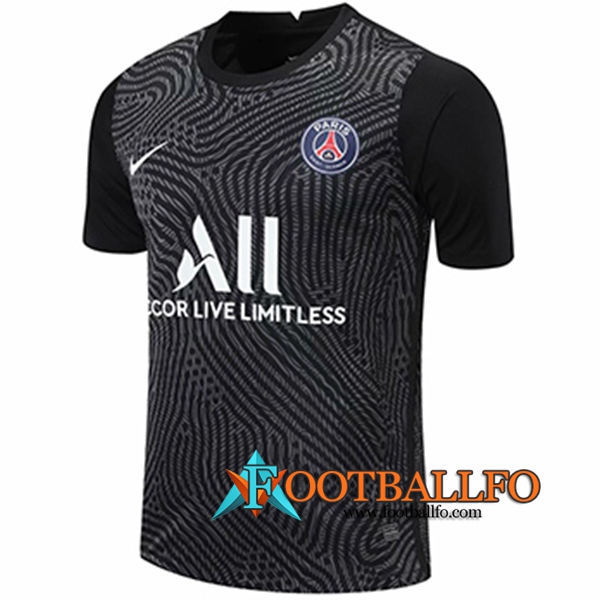Camisetas Futbol PSG Portero Negro 2020/2021
